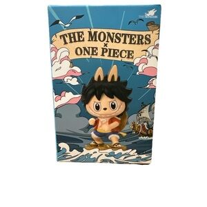 Pop MART the Monsters x One Piece Figure Sealed Authentic Blind Box, New Labubu
